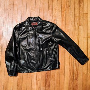 Mens Jim & Marylou Black Leather Size Med